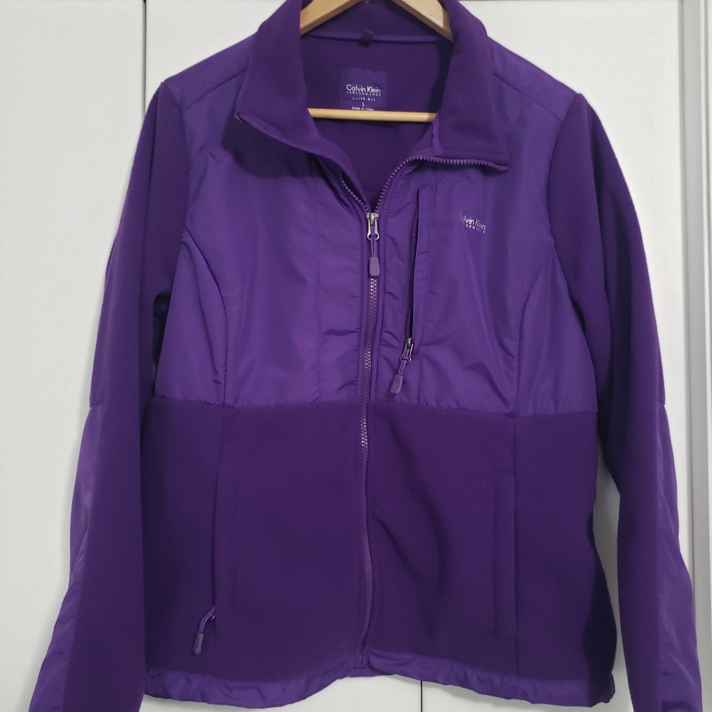 Calvin Klein purple Performance Jacket size Large